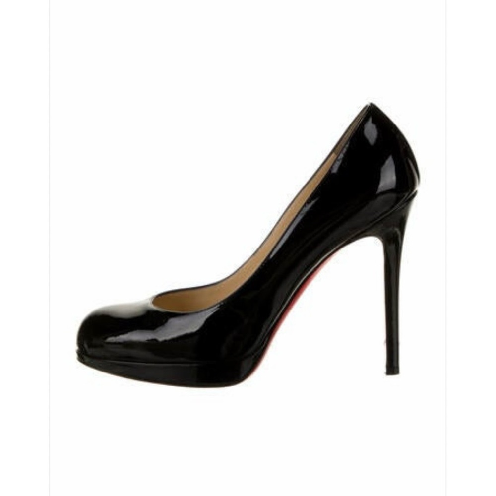 Christian Louboutin Black Patent Leather Heels